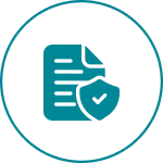 Document with shield icon